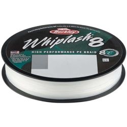 Berkley Whiplash8, Vislijn, Superlijn, Roofvislijn, Snoek, Baars, Snoekbaars, Forel, Unisex, Kristal, 0.12mm, 17.5kg, 38lb, 330yd