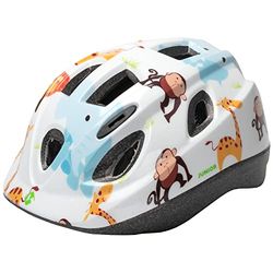 M-Wave Junior fietshelm voor kinderen, wit, S, 52-56 cm