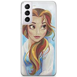 ERT GROUP mobiltelefonfodral för Samsung S21 originalt och officiellt licensierat Disney mönster Bella 003 optimalt anpassad till formen på mobiltelefonen, fodral tillverkad av TPU-plast