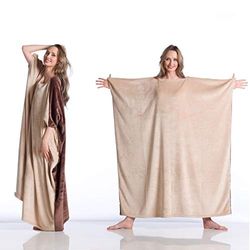 Kanguru by MOMONGA Brownie, a manta que permite caminhar, em forma de esquilo voador, cor dupla, dimensão 100 x 130 cm, poliéster muito macio, 100, castanho, tamanho único