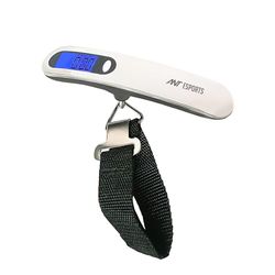 Ant Esports AELS020 Portable Digital Weighing Scale | Tare Function | Auto On/Off | Low Battery Warning | LED Backlit Display | Durable Strap and Stainless Steel Hook | Versatile Weight Measurements