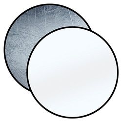 Bresser fotostudio TR-8 falflektor (rund: 110 cm) silver/vit