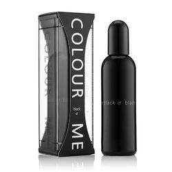 COLOUR ME Black Perfume for Men. 100ml Eau de Parfum Men, Luxury Fragrance - Mens Aftershave, Long Lasting Fragrance for Men by Milton-Lloyd