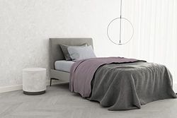 Italian Bed Linen Parure de lit 100% Coton Trendy Chic, Simple, Rose Antique