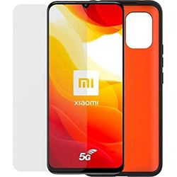 Förpackning TPU fodral, Xiaomi Mi10 Lite härdat glas svart