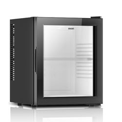 Svan Frigorífico Refrigerador Horeca 1 Puertas Negro SRH5400P. Capacidad 80 Litros, Puerta Reversible, Bajo Nivel Sonoro, Clase de Eficiencia Energética E