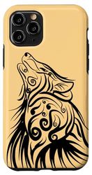 Custodia per iPhone 11 Pro Arte a spirale nera