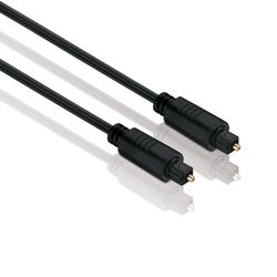 HDSupply TC020-005 Cavo audio Toslink S / PDIF, fibra ottica, spina, Ø 5.0 mm, 0.50 m, nero