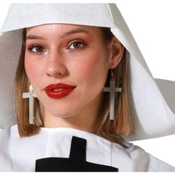 BigBuy Carnival Boucles d'oreilles argentées