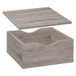 Five - Lade en plank voor plank, kleur: grijs, 31 x 31 cm mix n' modul