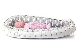 Multifunctioneel babynestje Cocoon Baby Baby Cocon Bumper Reiswieg 100% Katoen Anti-Allergisch