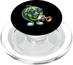 Melón Toca Trompeta Genial Vista Sol PopSockets PopGrip para MagSafe
