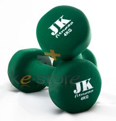 Manillar Neopreno kg 4 JK Fitness Verde Flou