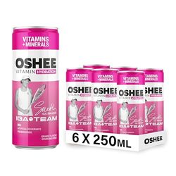 Oshee Vitamin Energy Formula 250ml Vitamins + Minerals (Pack of 6) - Niacin, Biotin, Zinc, Selenium - Multipack - Packaging may Vary