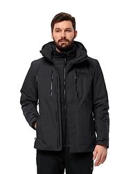 Jack Wolfskin Jasper 3-in-1 jas, zwart, 3XL