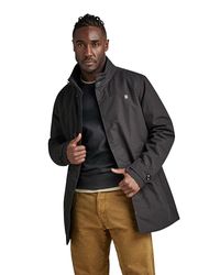 G-STAR RAW Vadderad trench, Grå (shadow D23627-D342-992), M