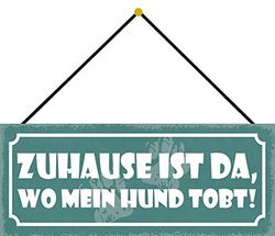 Schatzmix Tin-Plate Sign, Sheet metal, Multicoloured, 27x10 cm