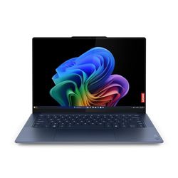 Lenovo Yoga Slim 7X – Ordenador Portátil AI,14.5" 3K OLED Táctil (Qualcomm SD X1E78100, 16GB RAM, 1 TB SSD, Windows 11 Home, Wi-Fi 7) Azul, Teclado QWERTY Español. Incluye Ratón Inalámbrico y Funda