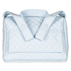 Duffi Baby Bolso de Maternidad Polipiel Lux. Bolso Organizador para Carro de Bebé o Silla de Paseo. Varios Compartimentos y Asa Grande. Cierre con Cremallera. Color Azul. 0553-12