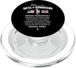 George Washington Batalla de Germantown Pennsylvania PopSockets PopGrip para MagSafe
