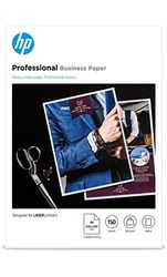 HP Professional Business Photo Paper, 7MV80A, 150 hojas de papel fotográfico mate avanzado, compatible con impresoras láser, A4, peso del material de impresión 200 g/m²