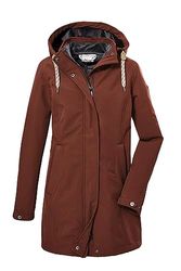 G.I.G.A. DX Dames Softshell parka/outdoorjas met capuchon GW 19 WMN SFTSHLL PRK, autumnleaf, 50, 39842-000