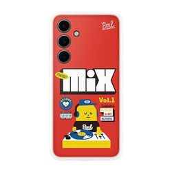 Samsung Galaxy S24 FE Flipsuit Phone Case, Included Interactive Card Syncs with Screen, Customize for Different Display Designs, US Version, Red