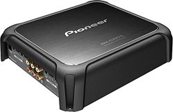 Pioneer GM-DX874 - Amplificador puenteable de 4 Canales Clase FD y terminales RCA, Capacidad de Audio de Alta resolución, Piezas de Sonido HQ y Control Remoto de Refuerzo de Graves con Cable (1200 W)