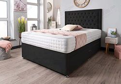 Sleep Factory Ltd Divan, Birch, Black, Super King