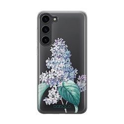 ERT GROUP mobiltelefonfodral för Samsung S23 PLUS originalt och officiellt licensierat Babaco mönster Flowers 024 optimalt anpassad till formen på mobiltelefonen, gedeeltelijk transparant