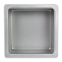 PME Cuadrado Molde para Pastel de Aluminio, Plateado, 14 x 14 x 4 Pulgadas