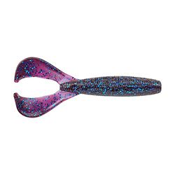 Berkley Powerbait The Boss Grub Appât Souple pour pêche Bleu moucheté 7,6 cm