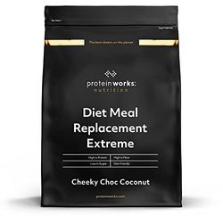 Protein Works - Substitut De Repas Diététique Extrême | Repas complet 200 calories | Perte de poids | Healthy diet | 16 Servings | Chocolat Coco | 1kg