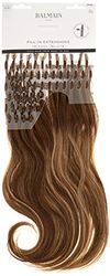 Balmain Fill-In Extensions Human Hair 100-Pieces, 40 cm Length, Number 6G.8G Dark Gold Blonde, 0.09501 kg