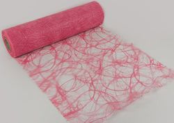 Unbekannt 25 m x 30 cm Sizoweb Chemin de Table en Non-tissé Chemin de Rose pour Mariage, Communion, baptême et Autres célébrations