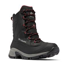 Columbia herr Bugaboot 3 Snow Boot, Svart Ljusrött, 40 EU
