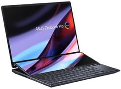 ASUS ZenBook Pro 14 Duo OLED UX8402VV-P1025W - Ordenador Portátil 14.5 WQXGA+ (Intel Core i7-13700H, 16GB RAM, 512GB SSD, NVIDIA RTX 4060 8GB, Windows 11 Home) Negro