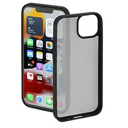 iPhone 13 Pro Max Hama osynlig fodral (Apple iphone 13 Pro Max genomskinligt fodral, stötsäkert fodral, skydd mot repor och smuts, möjliggör induktionsbelastning) transparent, svart