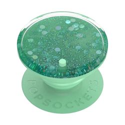 PopSockets PopGrip - Soporte y Agarre para Teléfonos Móviles y Tablets con un PopTop Intercambiable - Tidepool Ultra Mint