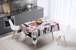 Bonamaison Kitchen Decoration, Tablecloth, 140cm x 140cm - Designed and Manufactured in Turkey