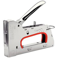 Rapid Grampeador profissional manual PRO R353 para grampos Nº. 53, agrafador para tapeçaria com 3 posições ajustáveis, gatilho ergonómico e aderência ergonómica, fabricado na Suécia (20511250)