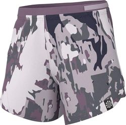 Nike DX1021-536 W NK Trail RPL MR 3" BR Short Pantaloncini Donna Violet Dust/Violet Dust/Purple Ink Taglia M