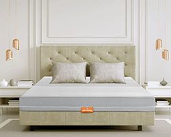 Marcapiuma Materasso Francese Memory 140x205 alto 18 cm PRINCE H2 Medio/Rigido Dispositivo Medico Ergonomico Ortopedico con Rivestimento KLIMA Sfoderabile Antiacaro Traspirante 100% Made in Italy