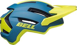 BELL Casco 4forty Air MIPS MTB, Unisex, Blu Opaco/Hi-Viz, L (58-62 cm)