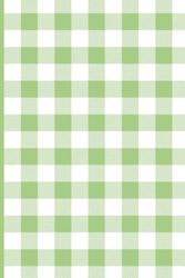 Green Gingham Pattern: A5 Notebook