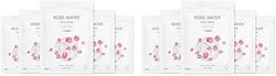 by Amazon Rose Water, Plumping Face Sheet Mask, 18ml, 10 Pack