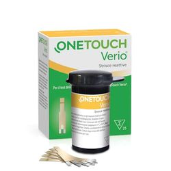 OneTouch Verio® Strisce reattive per 25 test glicemici per l’automonitoraggio della glicemia I 1 confezione contenente 25 strisce reattive