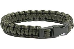Bracelet de Survie Large en paracorde Olive