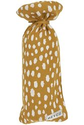 Meyco Hot Water Bottle Cover 13 x 35 cm Cheetah Honey Gold