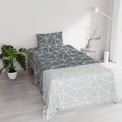 Ensemble de draps en Coton Ida, lit Simple, modèle : Marte, confectionné en Italie